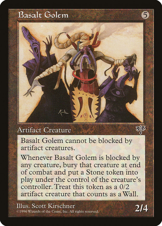 Basalt Golem 294/350 (Mirage)  | Good Games Morley