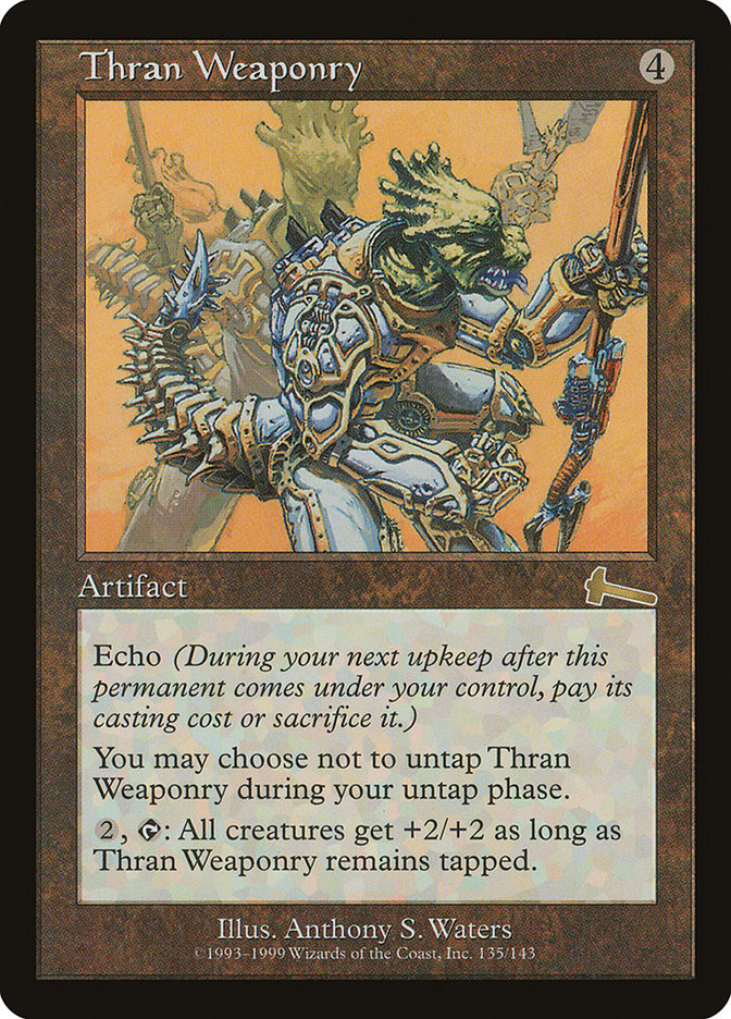 Thran Weaponry 135/143 (Urza's Legacy)  - Foil | Good Games Morley
