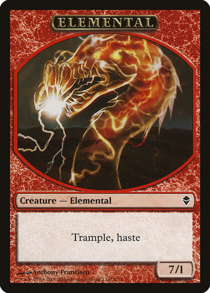 Elemental Token [Zendikar Tokens] | Good Games Morley