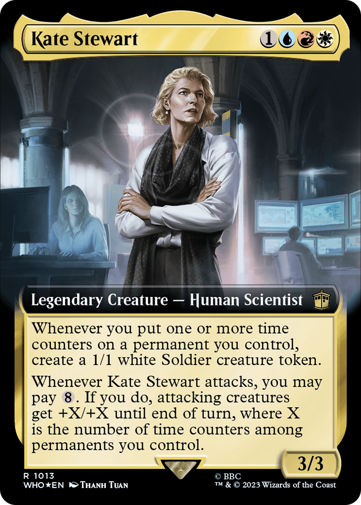 Kate Stewart (Extended Art) (Surge Foil) [Doctor Who] | Good Games Morley