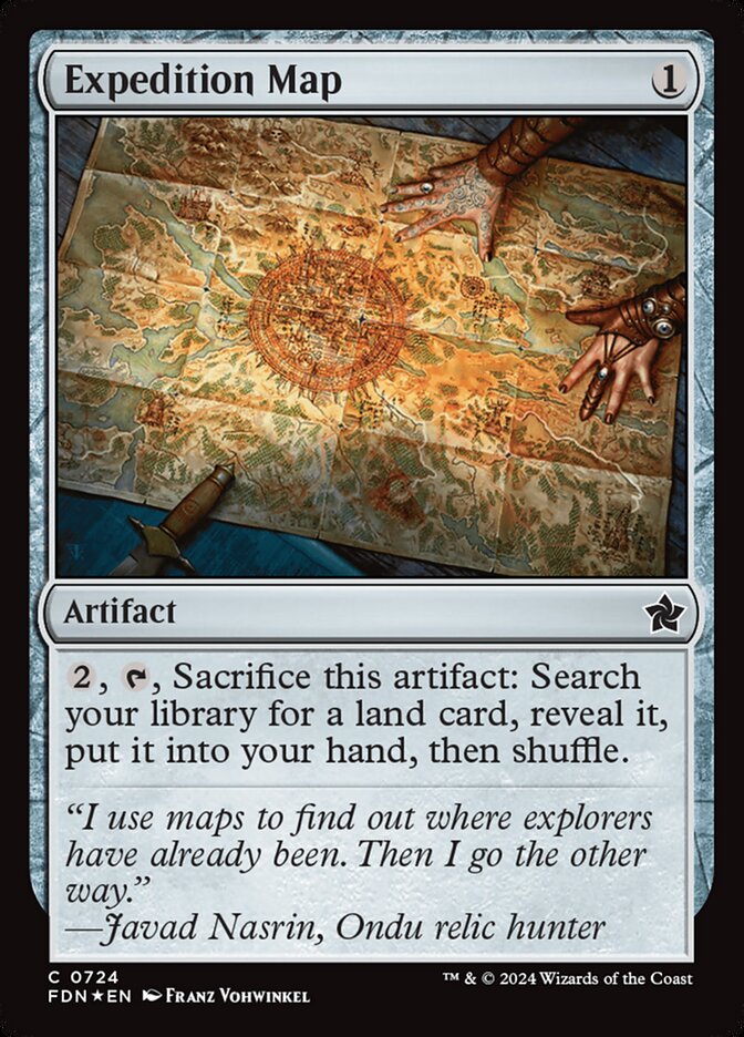 Expedition Map 724/291 (Foundations)  - Foil | Good Games Morley