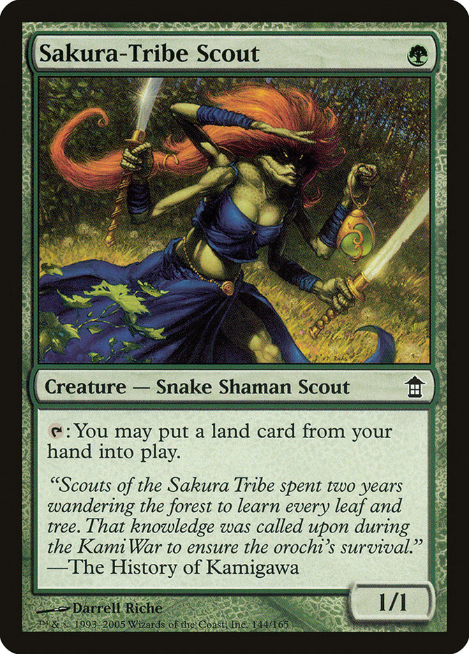 Sakura-Tribe Scout 144/165 (Saviors of Kamigawa)  | Good Games Morley