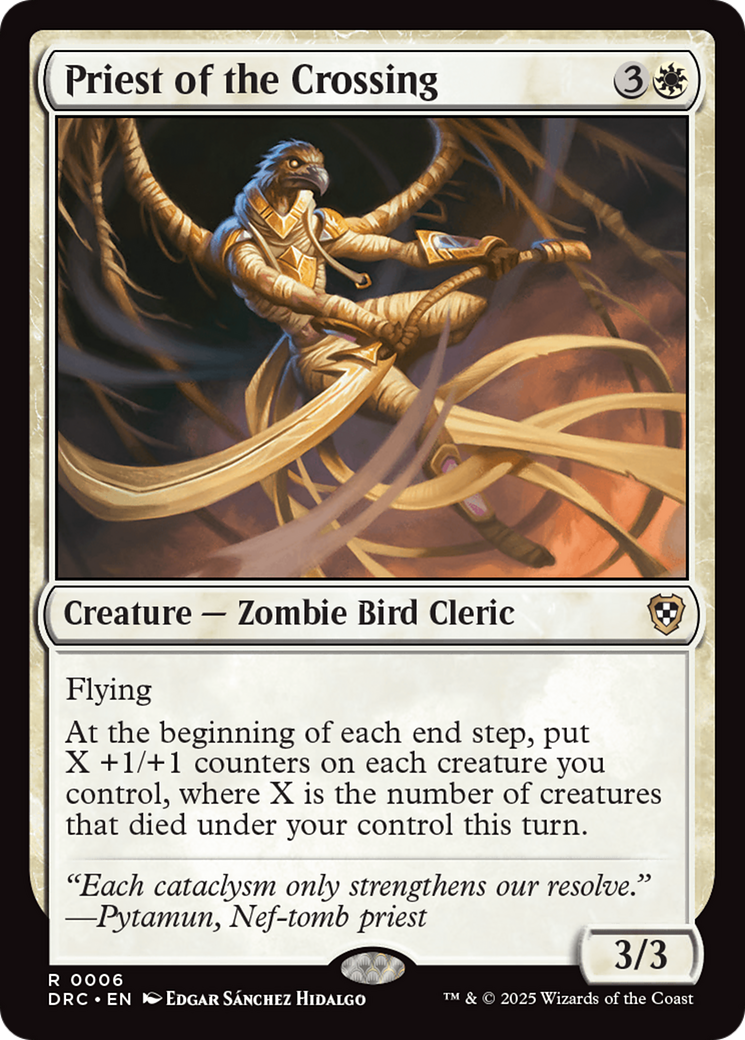Priest of the Crossing [Aetherdrift Commander] | Good Games Morley