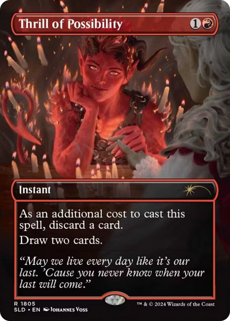 Thrill of Possibility (Rainbow Foil) [Secret Lair Drop Series] | Good Games Morley