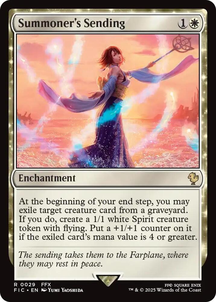 Summoner's Sending 29 (Commander: FINAL FANTASY)  - Surge Foil | Good Games Morley