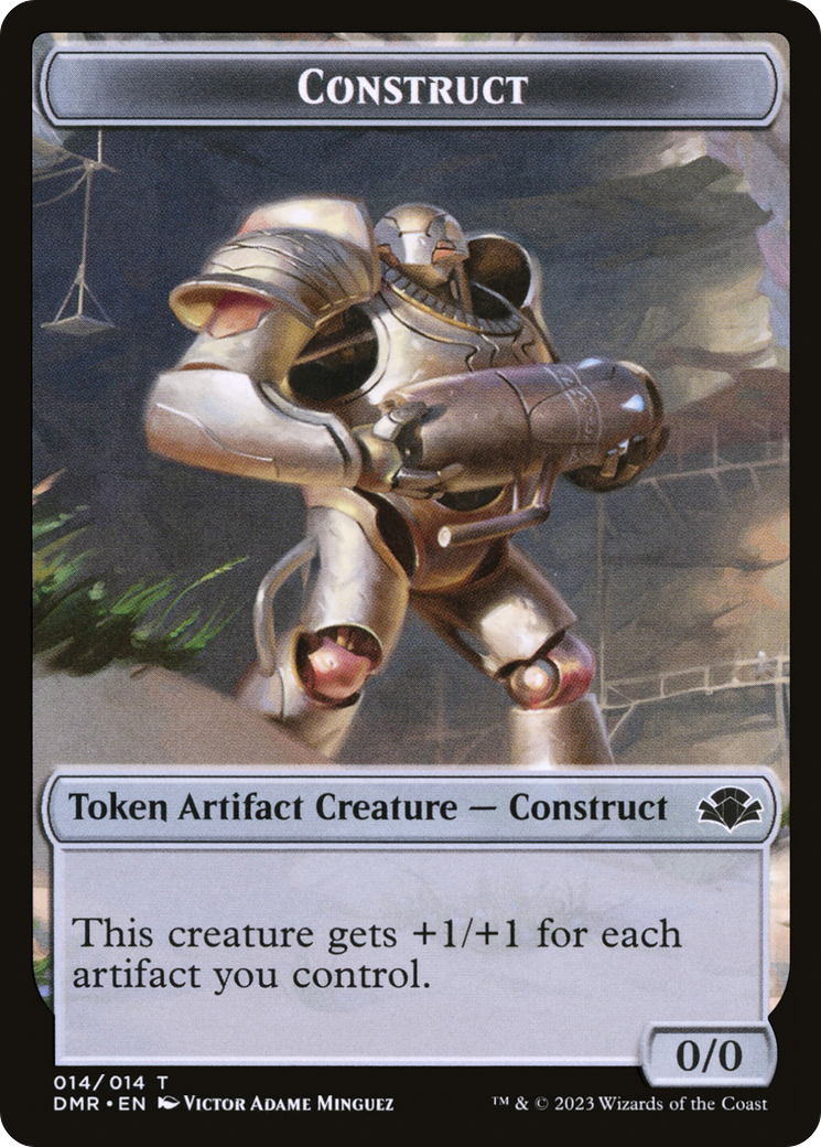 Construct Token [Dominaria Remastered Tokens] | Good Games Morley