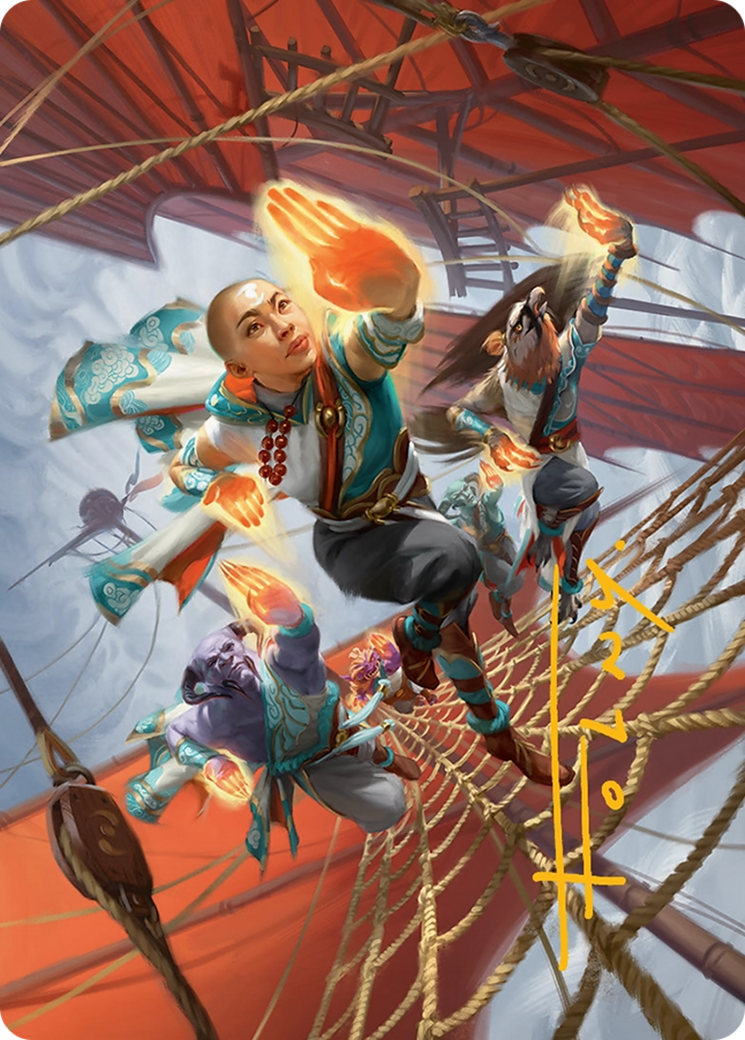 Aligned Heart Art Card (52/54) [Tarkir: Dragonstorm Art Series] | Good Games Morley
