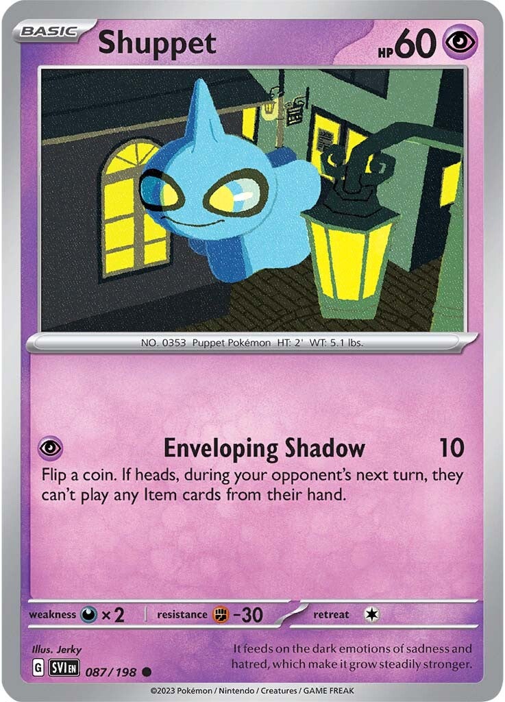 Shuppet (087/198) [Scarlet & Violet: Base Set] | Good Games Morley