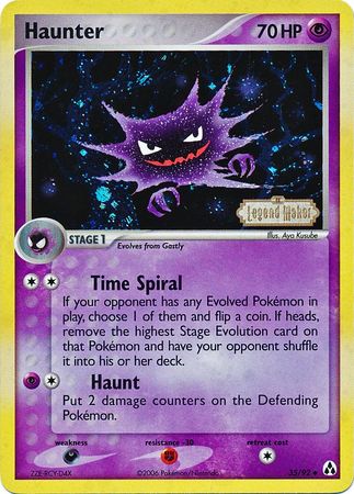 Haunter (35/92) (Stamped) [EX: Legend Maker] | Good Games Morley