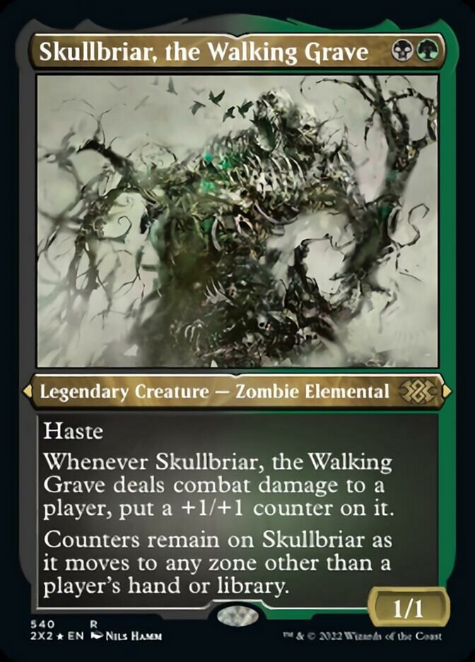 Skullbriar, the Walking Grave (Foil Etched) [Double Masters 2022] | Good Games Morley