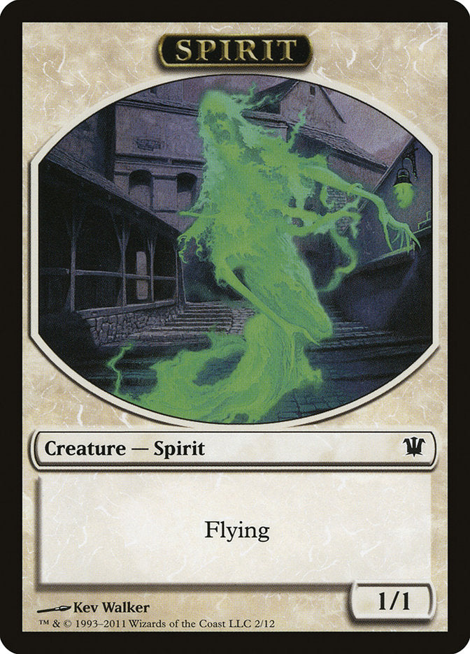 Spirit Token [Innistrad Tokens] | Good Games Morley