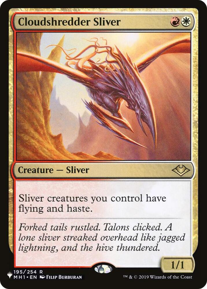 Cloudshredder Sliver MH1-195/5075 (The List Reprints)  | Good Games Morley