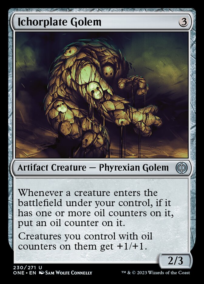Ichorplate Golem [Phyrexia: All Will Be One] | Good Games Morley
