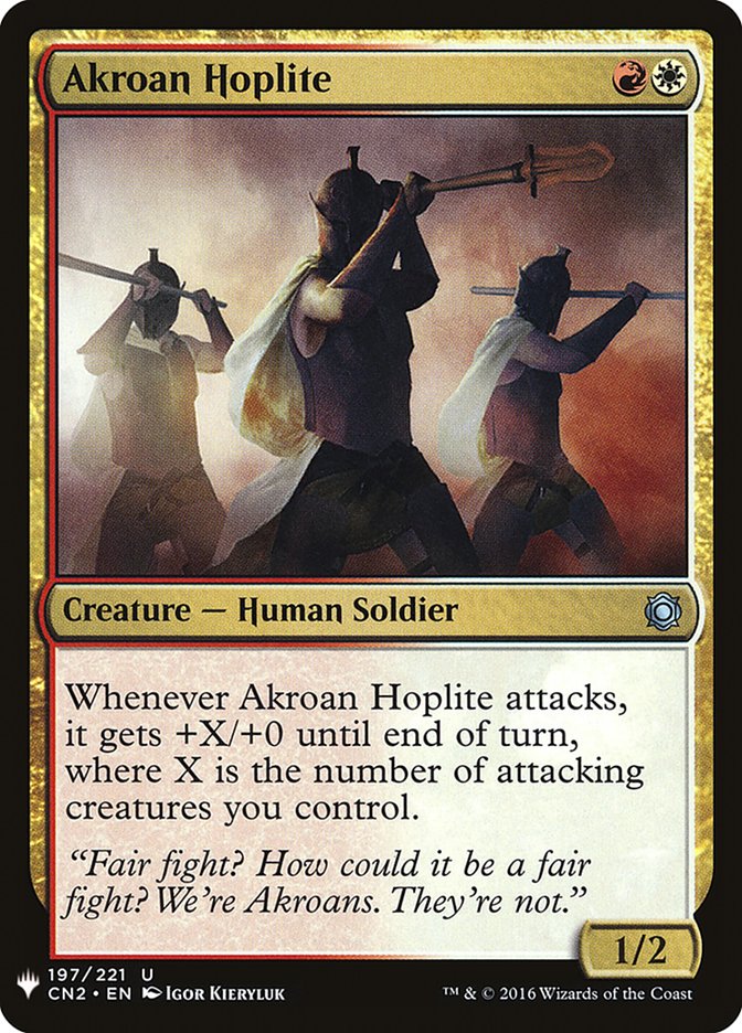 Akroan Hoplite [Mystery Booster] | Good Games Morley
