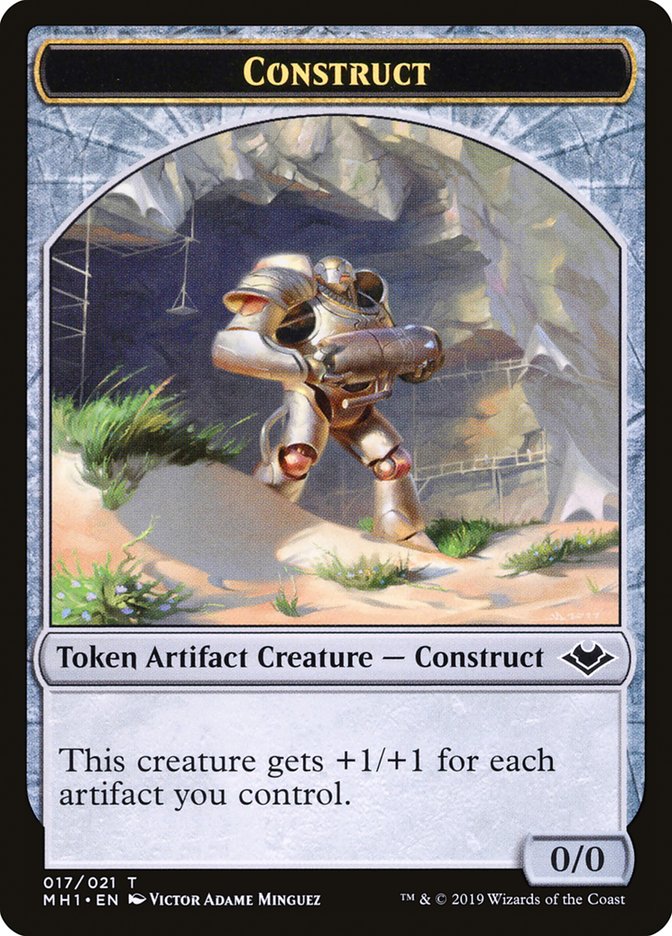 Goblin (010) // Construct (017) Double-Sided Token [Modern Horizons Tokens] | Good Games Morley