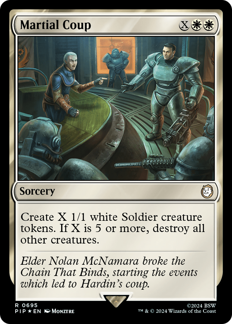 Martial Coup (Surge Foil) [Fallout] | Good Games Morley