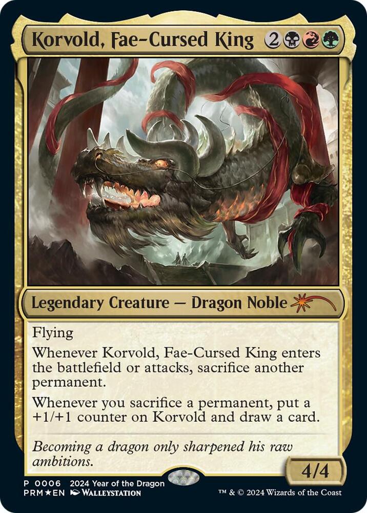 Korvold, Fae-Cursed King 6/6 (Standard Showdown Promos)  - Foil | Good Games Morley