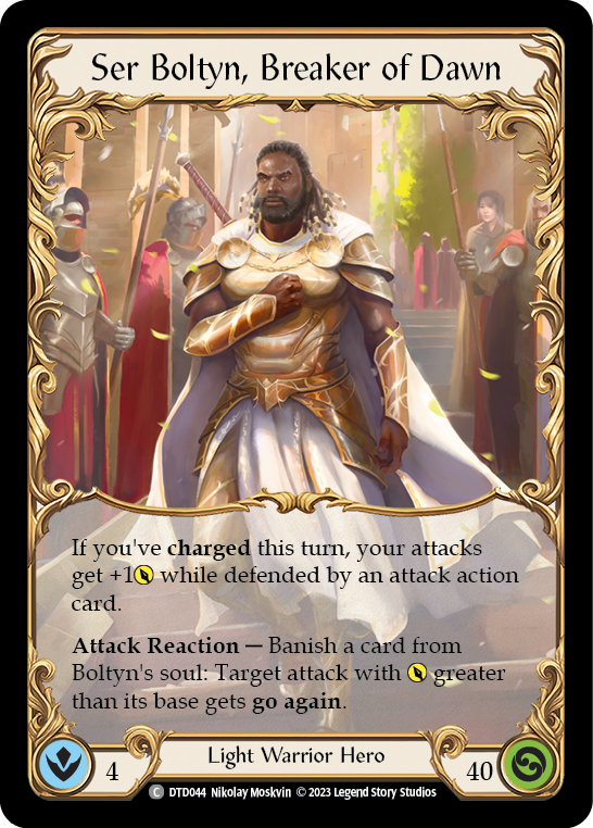 Ser Boltyn, Breaker of Dawn [DTD044] (Dusk Till Dawn) | Good Games Morley