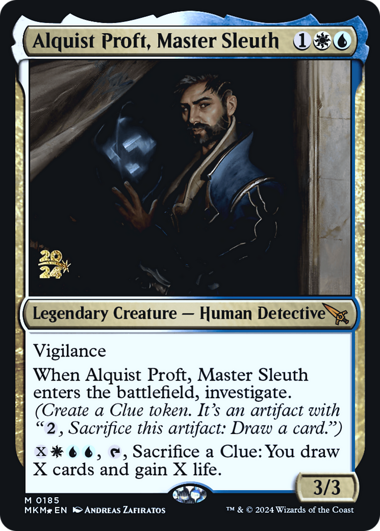 Alquist Proft, Master Sleuth [Murders at Karlov Manor Prerelease Promos] | Good Games Morley