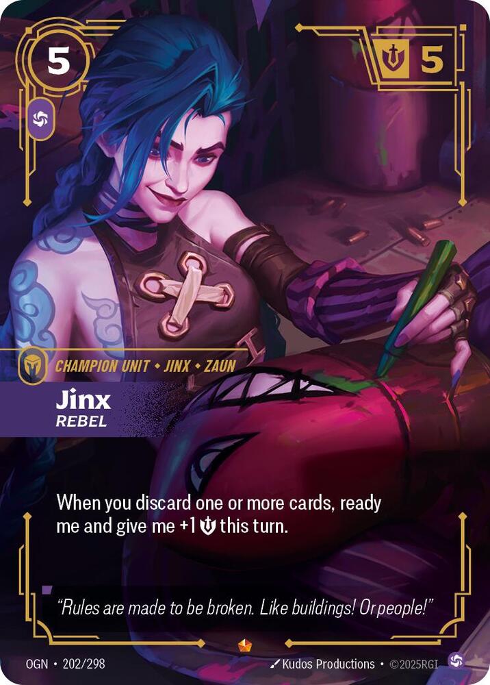Jinx - Rebel 202/298 (Origins)  - Foil | Good Games Morley
