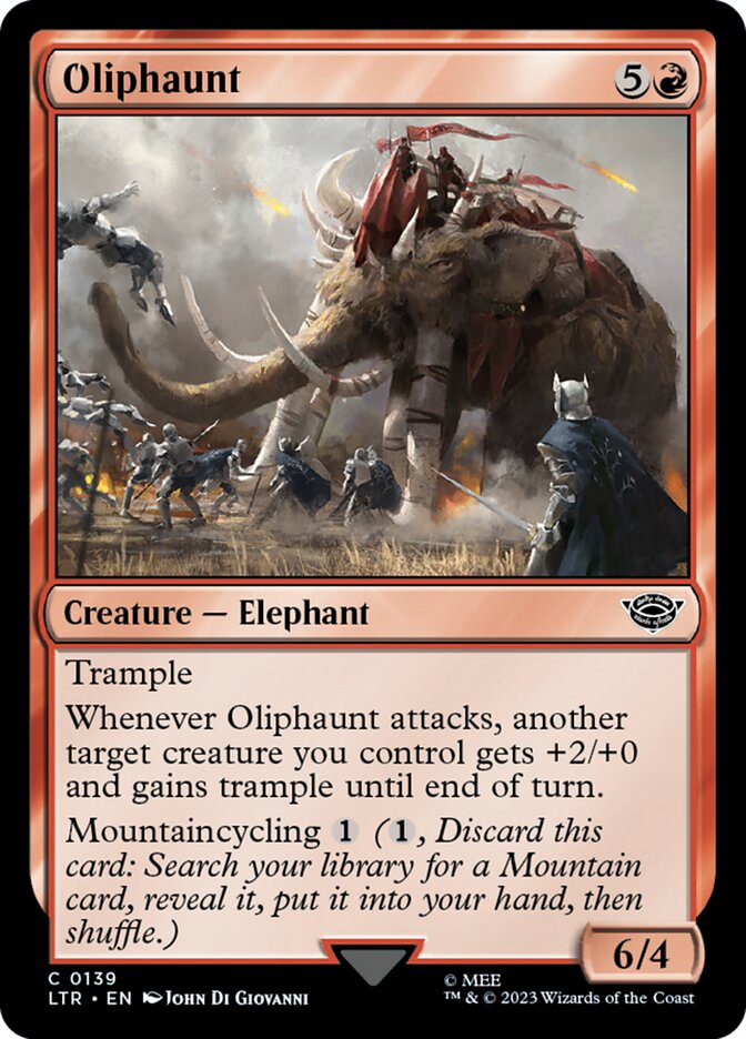 Oliphaunt 139 (Universes Beyond: The Lord of the Rings: Tales of Middle-earth)  - Foil | Good Games Morley