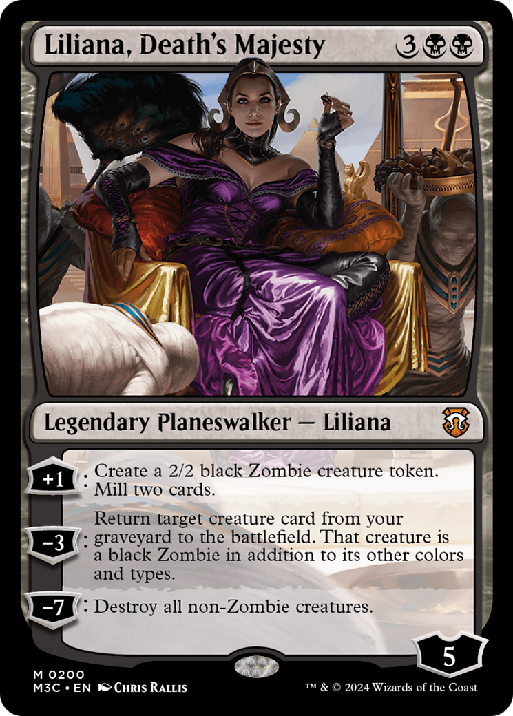 Liliana, Death's Majesty (Ripple Foil) [Modern Horizons 3 Commander] | Good Games Morley