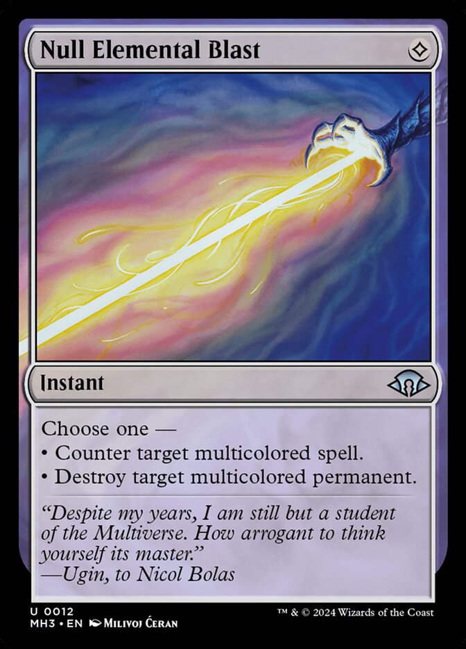 Null Elemental Blast 12 (Modern Horizons 3)  | Good Games Morley