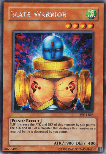 Slate Warrior [WC4-003] Secret Rare | Good Games Morley