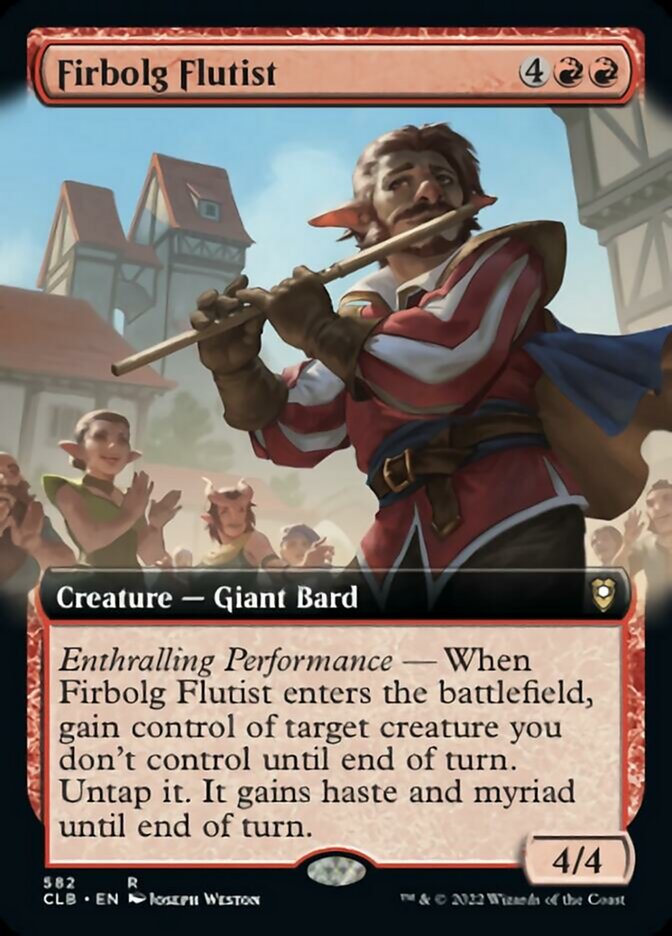 Firbolg Flutist (Extended Art) [Commander Legends: Battle for Baldur's Gate] | Good Games Morley