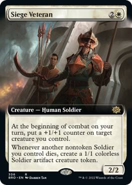 Siege Veteran Extended Art 306 (The Brothers' War)  | Good Games Morley