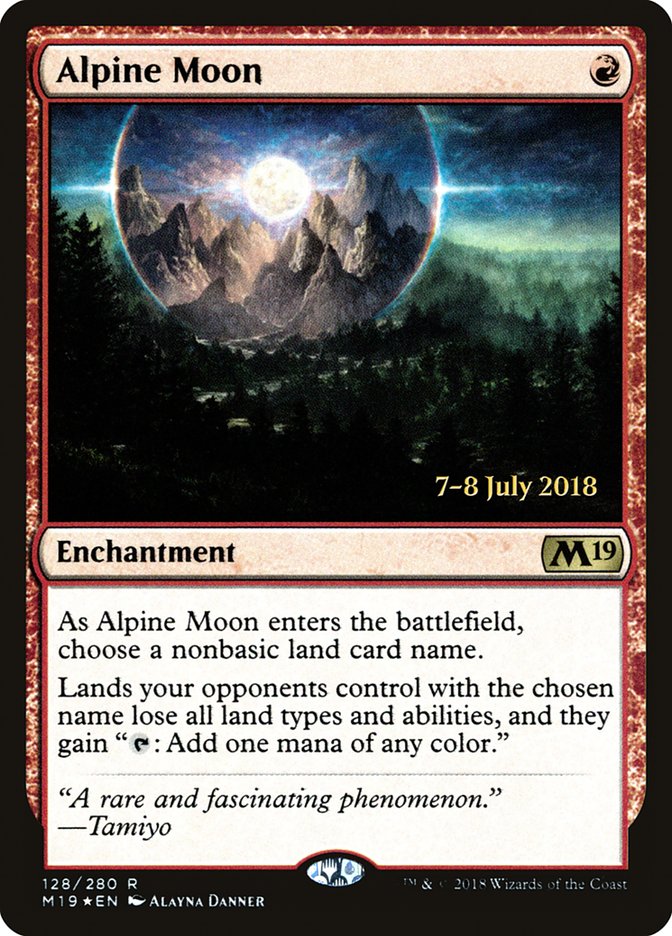 Alpine Moon [Core Set 2019 Prerelease Promos] | Good Games Morley