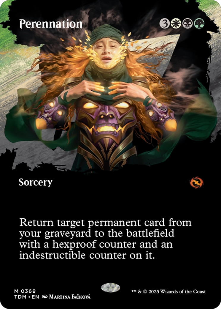 Perennation (Borderless) [Tarkir: Dragonstorm] | Good Games Morley