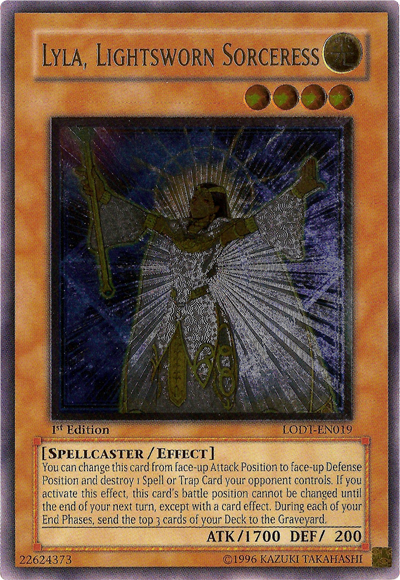 Lyla, Lightsworn Sorceress [LODT-EN019] Ultimate Rare | Good Games Morley