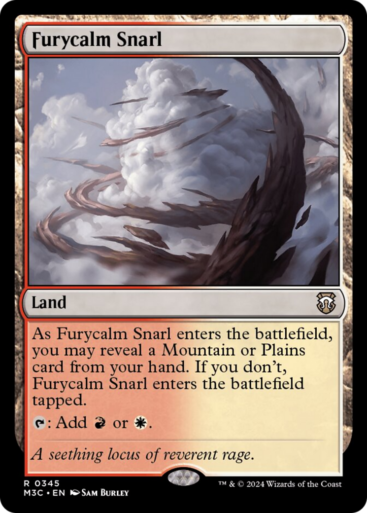 Furycalm Snarl (Ripple Foil) [Modern Horizons 3 Commander] | Good Games Morley