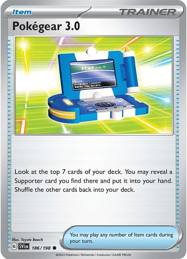 Pokegear 3.0 (186/198) [Scarlet & Violet: Base Set] | Good Games Morley