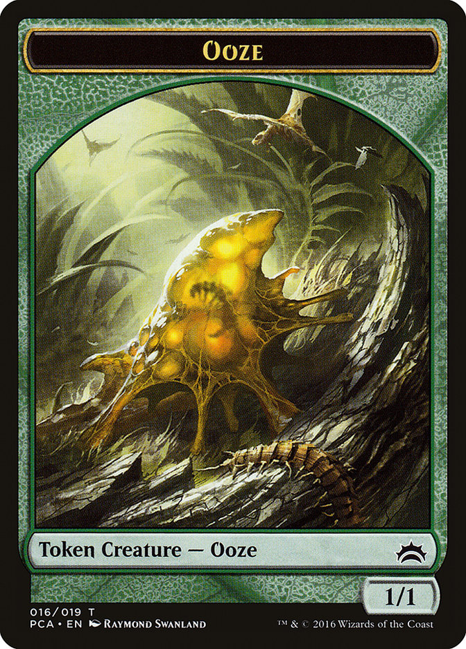 Plant // Ooze (016) Double-Sided Token [Planechase Anthology Tokens] | Good Games Morley