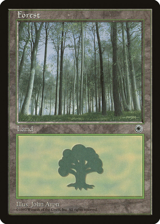 Forest (Green Signature with White Bark Trees) [Portal] | Good Games Morley