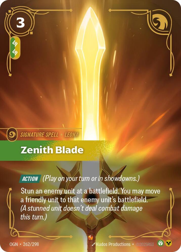 Zenith Blade 262/298 (Origins)  - Foil | Good Games Morley