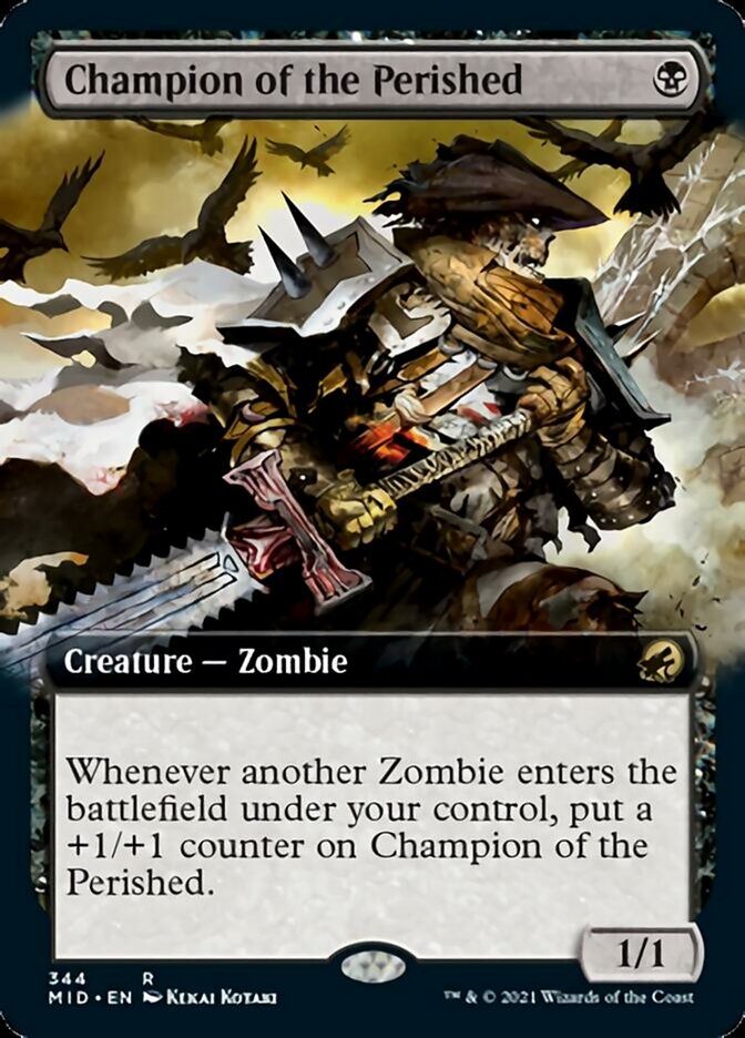 Champion of the Perished (Extended Art) [Innistrad: Midnight Hunt] | Good Games Morley