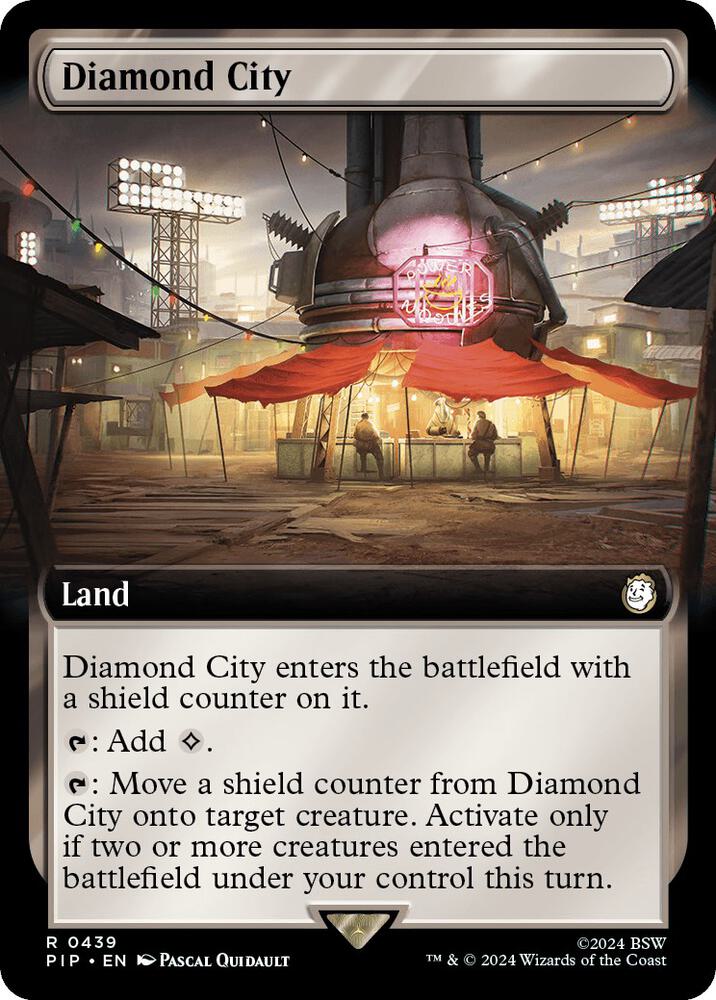 Diamond City 439/326 (Universes Beyond: Fallout)  - Extended Art | Good Games Morley