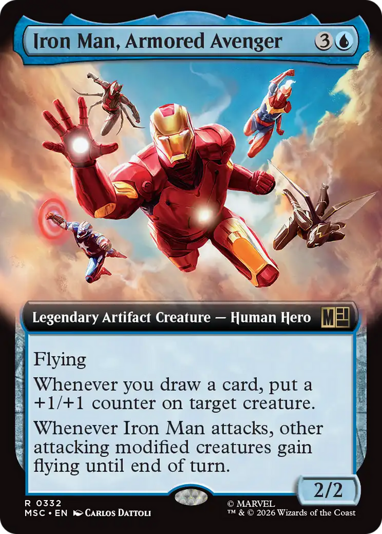 Iron Man, Armored Avenger (Extended Art) [Marvel Super Heroes Commander] | Good Games Morley
