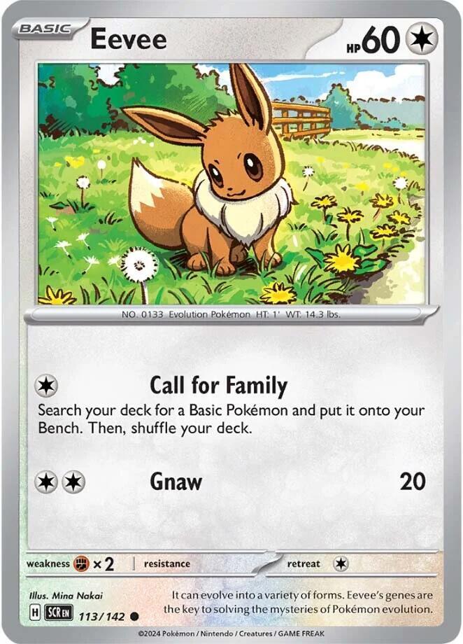 Eevee 113/142 (SV07: Stellar Crown)  | Good Games Morley