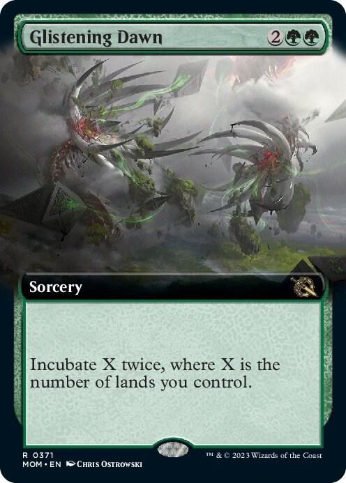 Glistening Dawn 371/291 (March of the Machine)  - Extended Art | Good Games Morley