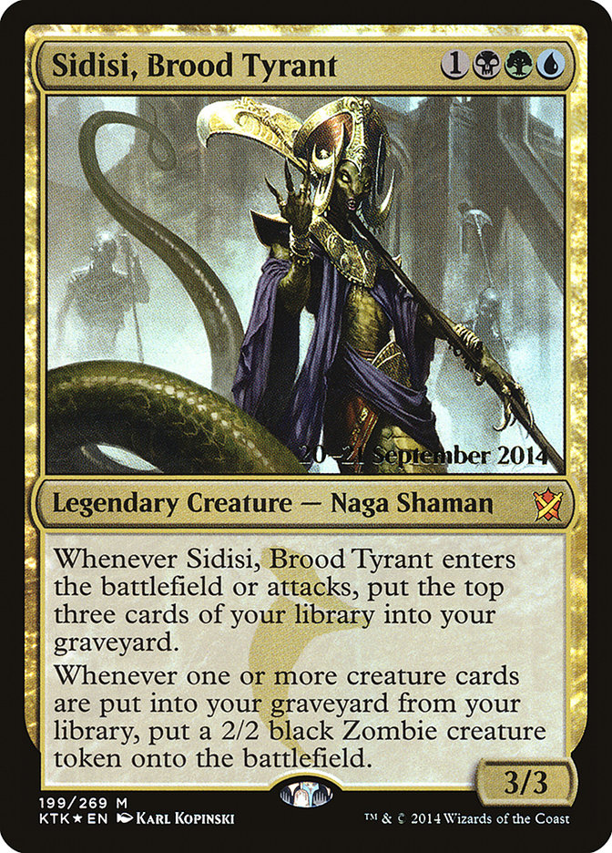 Sidisi, Brood Tyrant [Khans of Tarkir Prerelease Promos] | Good Games Morley