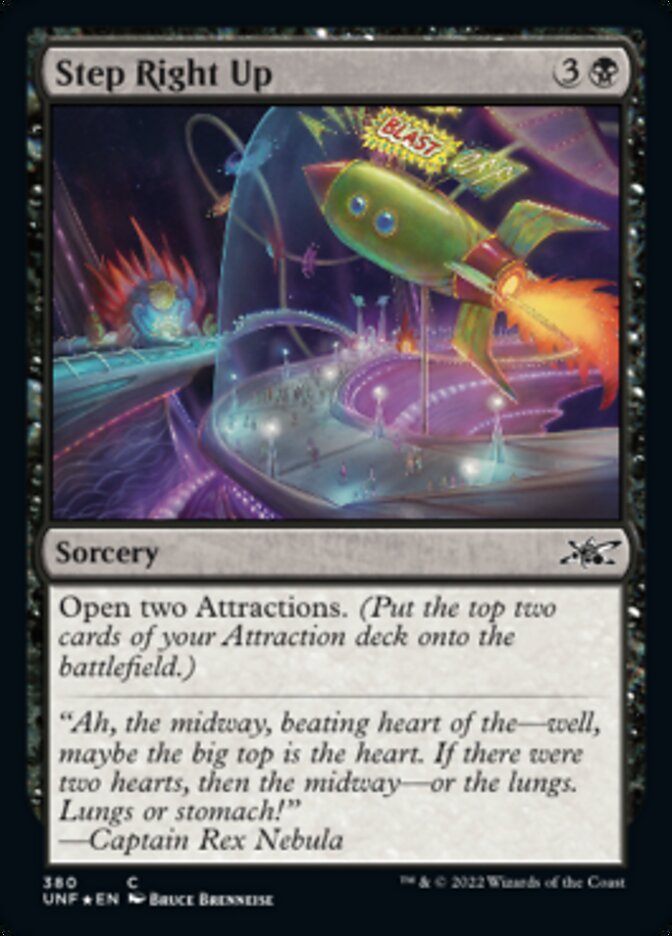 Step Right Up (Galaxy Foil) [Unfinity] | Good Games Morley