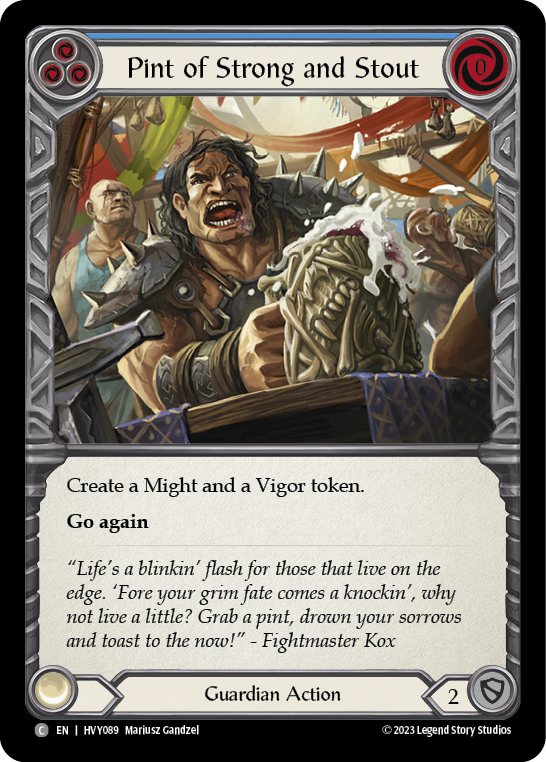 Pint of Strong and Stout [HVY089] (Heavy Hitters)  Rainbow Foil | Good Games Morley