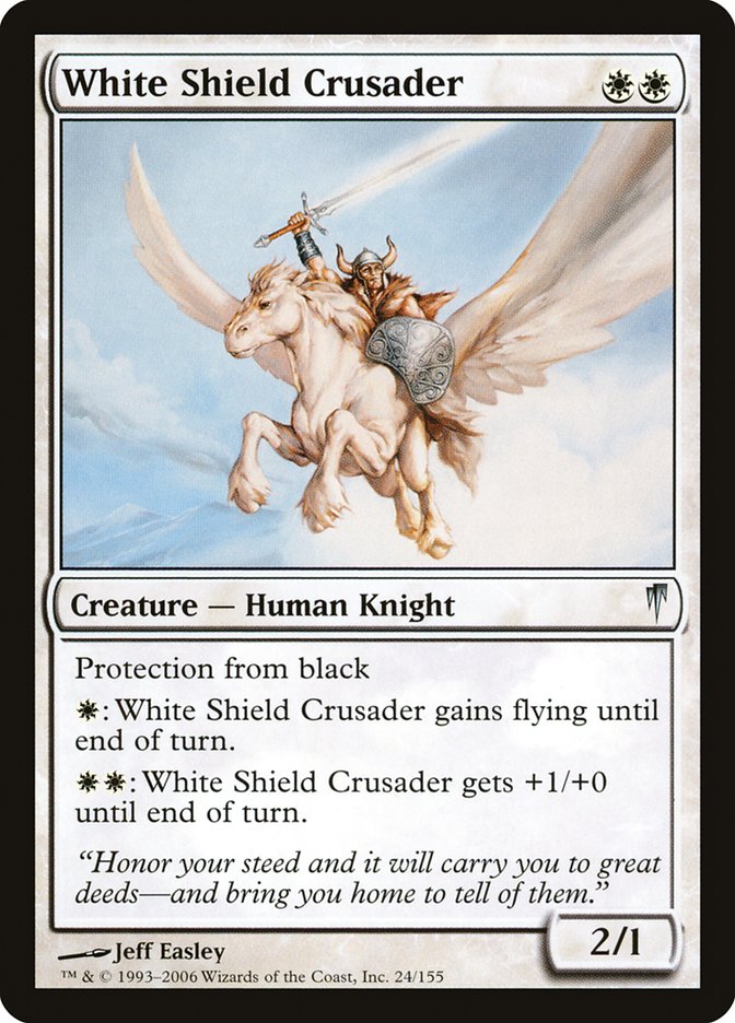 White Shield Crusader 24/155 (Coldsnap)  - Foil | Good Games Morley