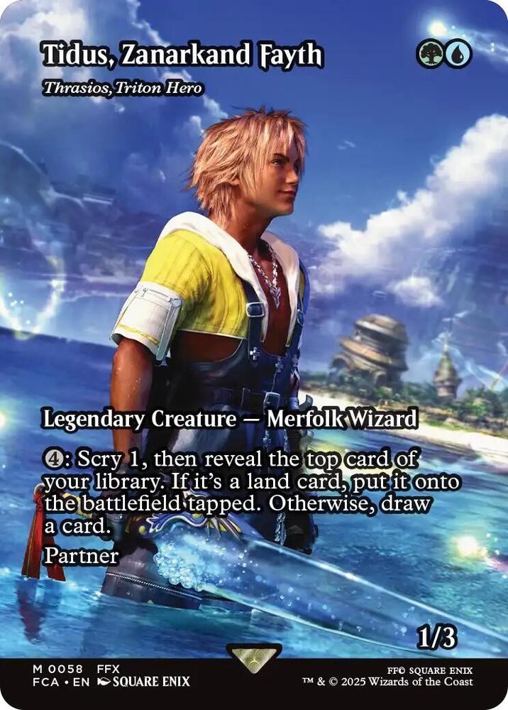 Tidus, Zanarkand Fayth - Thrasios, Triton Hero 58/64 (FINAL FANTASY: Through the Ages)  - Showcase | Good Games Morley
