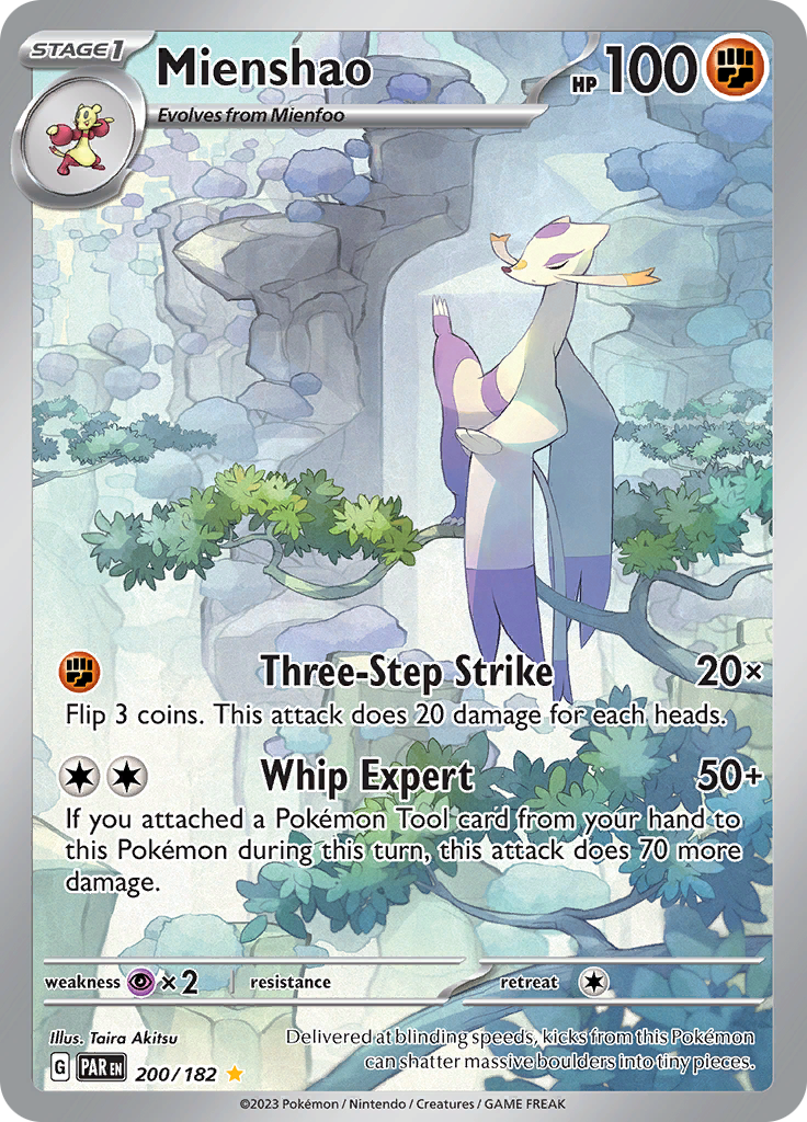 Mienshao (200/182) [Scarlet & Violet: Paradox Rift] | Good Games Morley