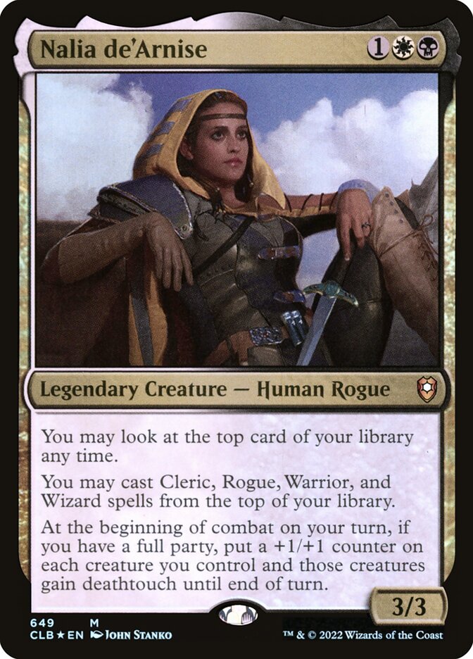 Nalia deArnise 649 (Commander Legends: Battle for Baldur's Gate)  - Foil | Good Games Morley